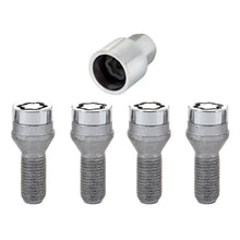 Load image into Gallery viewer, McGard Wheel Lock Bolt Set - 4pk. (Cone Seat) M14X1.5 / 17mm Hex / 27.5mm Shank Length - Chrome Wheel Bolts McGard
