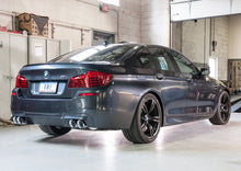Load image into Gallery viewer, AWE Tuning BMW F10 M5 Touring Edition Axle-Back Exhaust Chrome Silver Tips Axle Back AWE Tuning   
