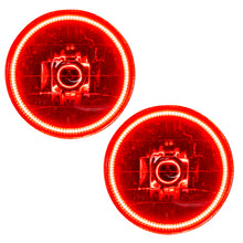 Load image into Gallery viewer, Oracle Lighting 97-06 Jeep Wrangler TJ Pre-Assembled LED Halo Headlights -Red SEE WARRANTY Headlights ORACLE Lighting   
