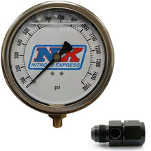 Load image into Gallery viewer, Nitrous Express Nitrous Pressure Gauge 4in-High Accuracy 8AN Gauges Nitrous Express
