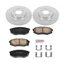 Load image into Gallery viewer, Power Stop 10-12 Hyundai Tucson Front Z23 Evolution Sport Brake Kit Brake Kits - Performance D&amp;S PowerStop   
