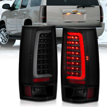 Load image into Gallery viewer, ANZO 2007-2014 Chevy Tahoe LED Taillight Plank Style Black w/Smoke Lens Tail Lights ANZO
