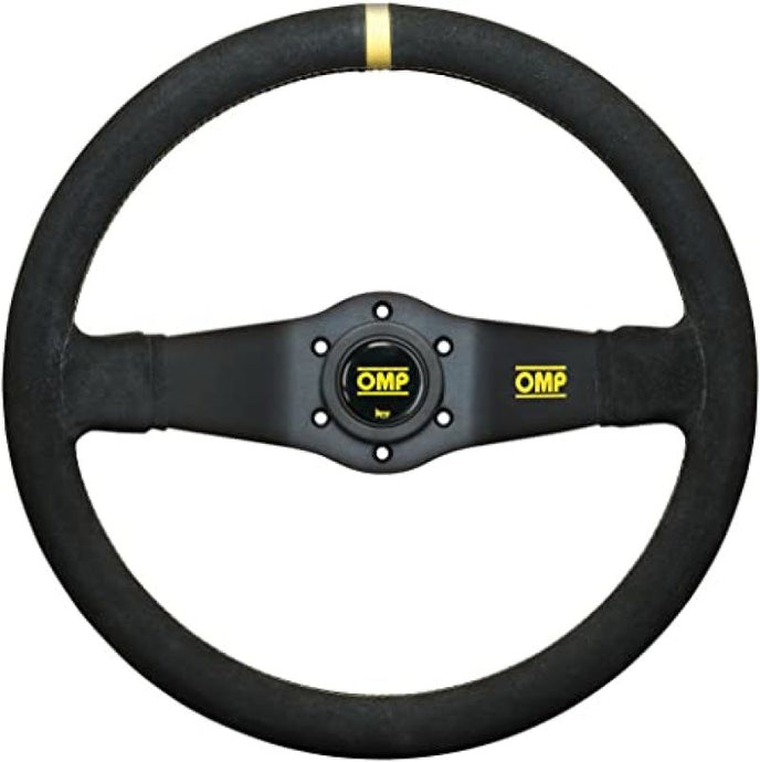 OMP Rally Dished Steering Wheel 350mm - Small Suede (Black) Steering Wheels OMP   