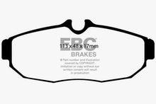 Load image into Gallery viewer, EBC 05-10 Ford Mustang 4.0 Bluestuff Rear Brake Pads Brake Pads - Racing EBC   
