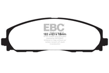 Load image into Gallery viewer, EBC 12+ Chrysler Town &amp; Country 3.6 Yellowstuff Front Brake Pads Brake Pads - Performance EBC   
