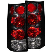 Load image into Gallery viewer, ANZO 1996-2002 Gmc Savana Taillights Black Tail Lights ANZO

