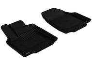 3D MAXpider 2007-2015 Mazda CX-9 Kagu 1st Row Floormat - Black Floor Mats - Rubber 3D MAXpider   