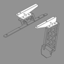 Load image into Gallery viewer, Go Rhino 19-22 Jeep Wrangler JLU SRM Roll Bar Mount Kit - Tex. Blk Roof Rack Go Rhino
