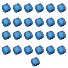 Load image into Gallery viewer, Russell Performance -6 AN Tube Nuts 3/8in dia. (Blue) (25 pcs.) Hardware - Singles Russell
