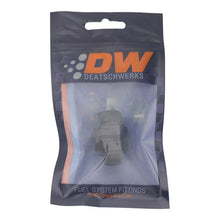 Load image into Gallery viewer, DeatschWerks 6AN ORB Male to 8AN ORB Male Swivel Adapter - Anodized Matte Black Fittings DeatschWerks
