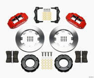 Wilwood Narrow Superlite 4R Front Kit 12.19in Drilled Red 82-86 Jeep CJ Big Brake Kits Wilwood
