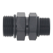 Load image into Gallery viewer, DeatschWerks 8AN ORB Male to 10AN ORB Male Swivel Adapter - Anodized Matte Black Fittings DeatschWerks
