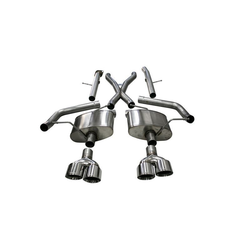 Corsa 18-21 Jeep Grand Cherokee TrackHawk 6.2L Xtreme Cat-Back Dual Rear Exit w/4.5in Polished Tips Catback CORSA Performance