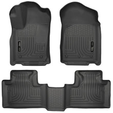 Load image into Gallery viewer, Husky Liners 11-13 Dodge Durango / 11-13 Jeep Grand Cherokee WeatherBeater Combo Black Floor Liners Floor Mats - Rubber Husky Liners
