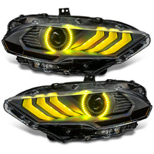 Load image into Gallery viewer, Oracle Lighting 18-23 Ford Mustang Dynamic ColorSHIFT LED Headlights - Black Series SEE WARRANTY Headlights ORACLE Lighting   
