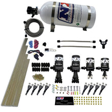 Load image into Gallery viewer, Nitrous Express 8 Cyl Shark Direct Port 4 Solenoids Nitrous Kit (200-600HP) w/10lb Bottle Nitrous Systems Nitrous Express
