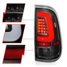 Load image into Gallery viewer, ANZO 2008-2016 Ford F-250 LED Taillights Black Housing Clear Lens (Pair) Tail Lights ANZO
