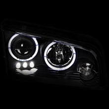 Load image into Gallery viewer, ANZO 2006-2010 Dodge Charger Projector Headlights w/ Halo Black Headlights ANZO
