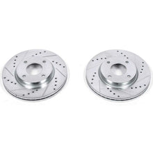 Load image into Gallery viewer, Power Stop 09-14 Nissan Cube Front Evolution Drilled &amp; Slotted Rotors - Pair Brake Rotors - Slot &amp; Drilled PowerStop   
