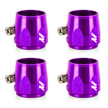 Load image into Gallery viewer, Mishimoto Aluminum -12AN Hex Finishers - Purple Oil Coolers Mishimoto
