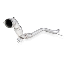 Load image into Gallery viewer, Stainless Works 2015-16 Mustang Downpipe 3in High-Flow Cats Factory Connection Downpipes Stainless Works
