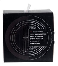 Load image into Gallery viewer, Spectre Adjustable Conical Air Filter 2-1/2in. Tall (Fits 3in. / 3-1/2in. / 4in. Tubes) - Black Air Filters - Universal Fit Spectre
