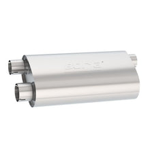 Load image into Gallery viewer, Borla Transverse Flow Notched Muffler - Oval Single Inlet/Dual Outlet 2.5in 19in x 10.5in x 5.5in Muffler Borla
