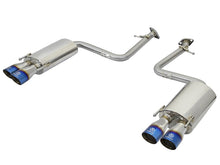 Load image into Gallery viewer, aFe Takeda 16-17 Lexus RC 200T 2.0L (t) 2in. SS Axle-Back Exhaust System w/Polished Blue Tips Axle Back aFe

