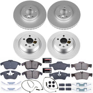 Power Stop 12-15 Land Rover Range Rover Evoque Front & Rear Z23 Coated Brake Kit Brake Kits - Performance D&S PowerStop