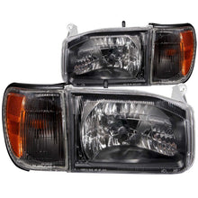 Load image into Gallery viewer, ANZO 1999-2004 Nissan Pathfinder Crystal Headlights Black Headlights ANZO
