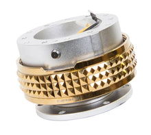 Load image into Gallery viewer, NRG Quick Release Kit - Pyramid Edition - Silver Body / Chrome Gold Pyramid Ring Quick Release Adapters NRG
