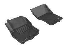 Load image into Gallery viewer, 3D MAXpider 2005-2019 Nissan Frontier Crew/King Cab Kagu 1st Row Floormat - Black Floor Mats - Rubber 3D MAXpider   

