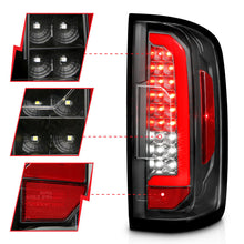 Load image into Gallery viewer, ANZO 15-21 Chevrolet Colorado Full LED Tail Lights w/ Red Lightbar Black Housing Clear Lens Tail Lights ANZO
