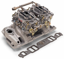Load image into Gallery viewer, Edelbrock Dual Quad Kit Perf RPM Chevy 409 Inwin Lg Port Intake Manifolds Edelbrock
