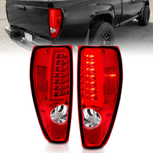 Load image into Gallery viewer, ANZO 2004-2012 Chevrolet Colorado/ GMC Canyon LED Tail Lights w/ Light Bar Chrome Housing Red/Clear Tail Lights ANZO
