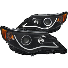 Load image into Gallery viewer, ANZO 2012-2013 Toyota Camry Projector Headlights w/ Halo Black Headlights ANZO
