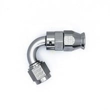 Load image into Gallery viewer, DeatschWerks 6 AN Female Flare Swivel 120-Degree Hose End PTFE - Anodized Matte Black Fittings DeatschWerks
