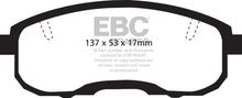 Load image into Gallery viewer, EBC 95-99 Infiniti I30 3.0 Redstuff Front Brake Pads Brake Pads - Performance EBC   
