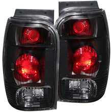 Load image into Gallery viewer, ANZO 1998-2001 Ford Explorer Taillights Black Tail Lights ANZO

