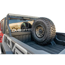 Load image into Gallery viewer, DV8 Offroad 2019+ Jeep Gladiator Universal Stand Up In-Bed Tire Carrier Chase Racks DV8 Offroad
