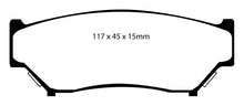 Load image into Gallery viewer, EBC 98-00 Chevrolet Tracker 1.6 (4 Door) Greenstuff Front Brake Pads Brake Pads - Performance EBC   
