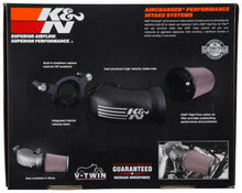Load image into Gallery viewer, K&amp;N 17-18 Harley Davidson Touring Models Performance Air Intake System Cold Air Intakes K&amp;N Engineering   
