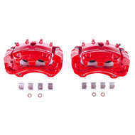 Power Stop 08-14 Cadillac CTS Front Red Calipers w/Brackets - Pair | S5116