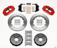 Wilwood Narrow Superlite 6R Front Hat Kit 14.00in Red 2004-2006 Pontiac GTO Big Brake Kits Wilwood