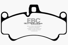 Load image into Gallery viewer, EBC 01-03 Porsche 911 (996) (Cast Iron Rotor only) 3.6 Twin Turbo GT2 Bluestuff Front Brake Pads Brake Pads - Racing EBC   
