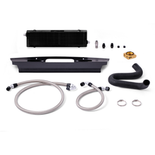Load image into Gallery viewer, Mishimoto 2015+ Ford Mustang GT Thermostatic Oil Cooler Kit - Black Oil Coolers Mishimoto
