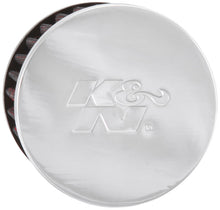 Load image into Gallery viewer, K&amp;N 1.75in Flange ID x 3in OD x 2.5in H Chrome Finish Rubber Base Crankcase Vent Filter Air Filters - Universal Fit K&amp;N Engineering   
