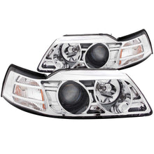 Load image into Gallery viewer, ANZO 1999-2004 Ford Mustang Projector Headlights Chrome Headlights ANZO
