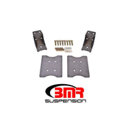 BMR 79-04 Fox Mustang Lower Torque Box Reinforcement Plates - Natural Diff Braces BMR Suspension