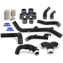 Load image into Gallery viewer, Mishimoto 2021+ Ford Bronco 2.7L High-Mount Intercooler Pipe Upgrade Kit - Wrinkle Black Intercooler Pipe Kits Mishimoto
